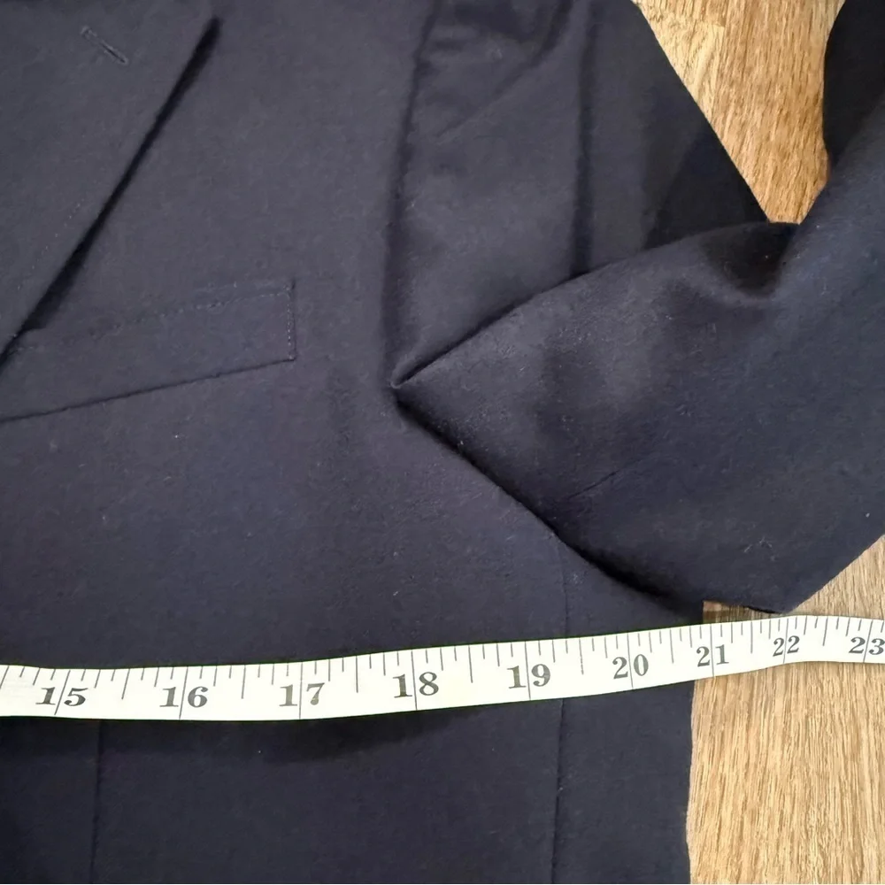 J Crew Ludlow American Wool Blazer Men’s Sz 40 S Jacket Sport Coat Preppy FLAWS